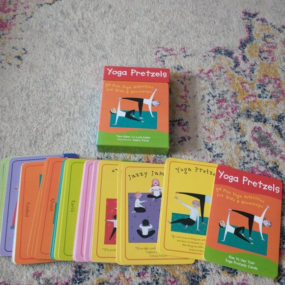 LN Yoga Pretzel Cards - Picture 1 of 2